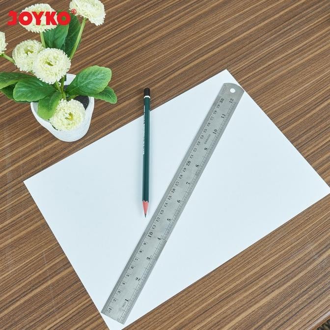 

Joyko STAINLESS Ruler 15cm 30cm / Penggaris BESI 30cm 15cm Joyko