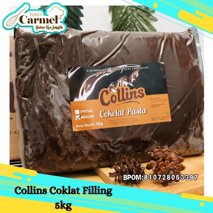 

JAKARTA Coklat Filling COLLINS 5 kg - Selai Coklat Pasta Ekonimis Murah