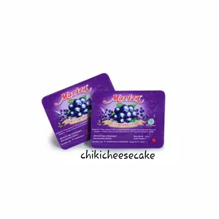 

MARIZA BLUEBERRY JAM PORTION PACK 100 PCS SELAI BLUEBERRY