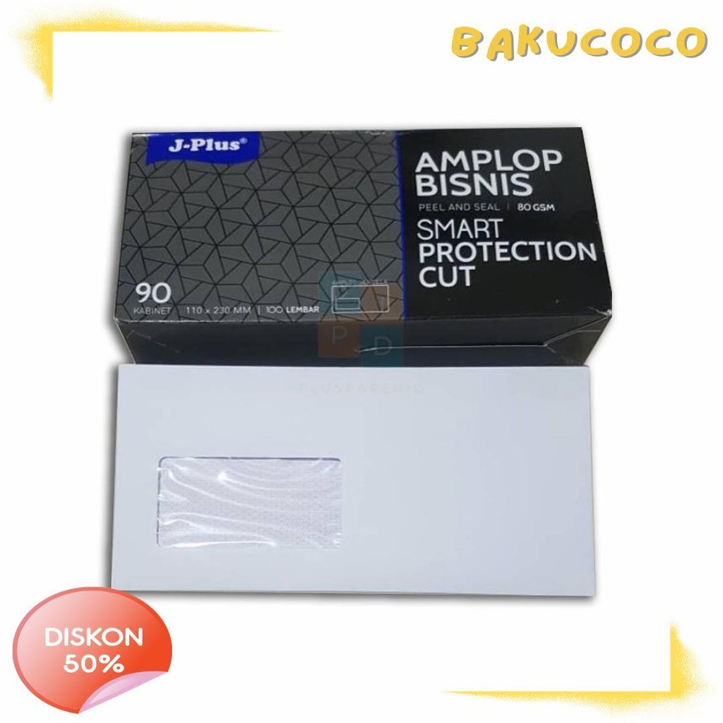 

Jplus - Amplop Putih Jendela Kiri No.90 Biru - Pack Flash Sale! Diskon Hingga 70%