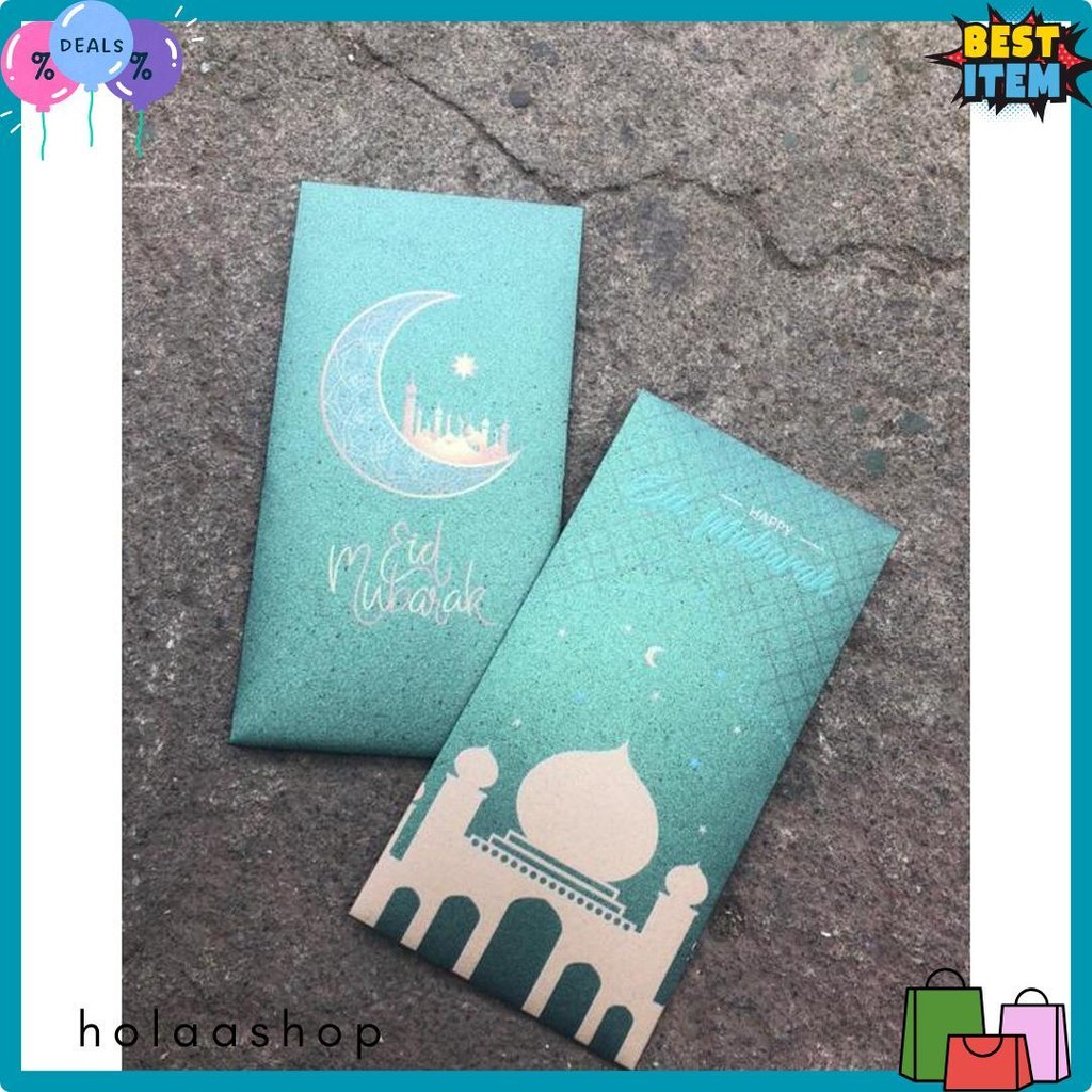 

Angpao Lebaran Premium Hijau Amplop Thr Idul Fitri Isi 6 Pcs Print Uv Diskon Setengah Harga