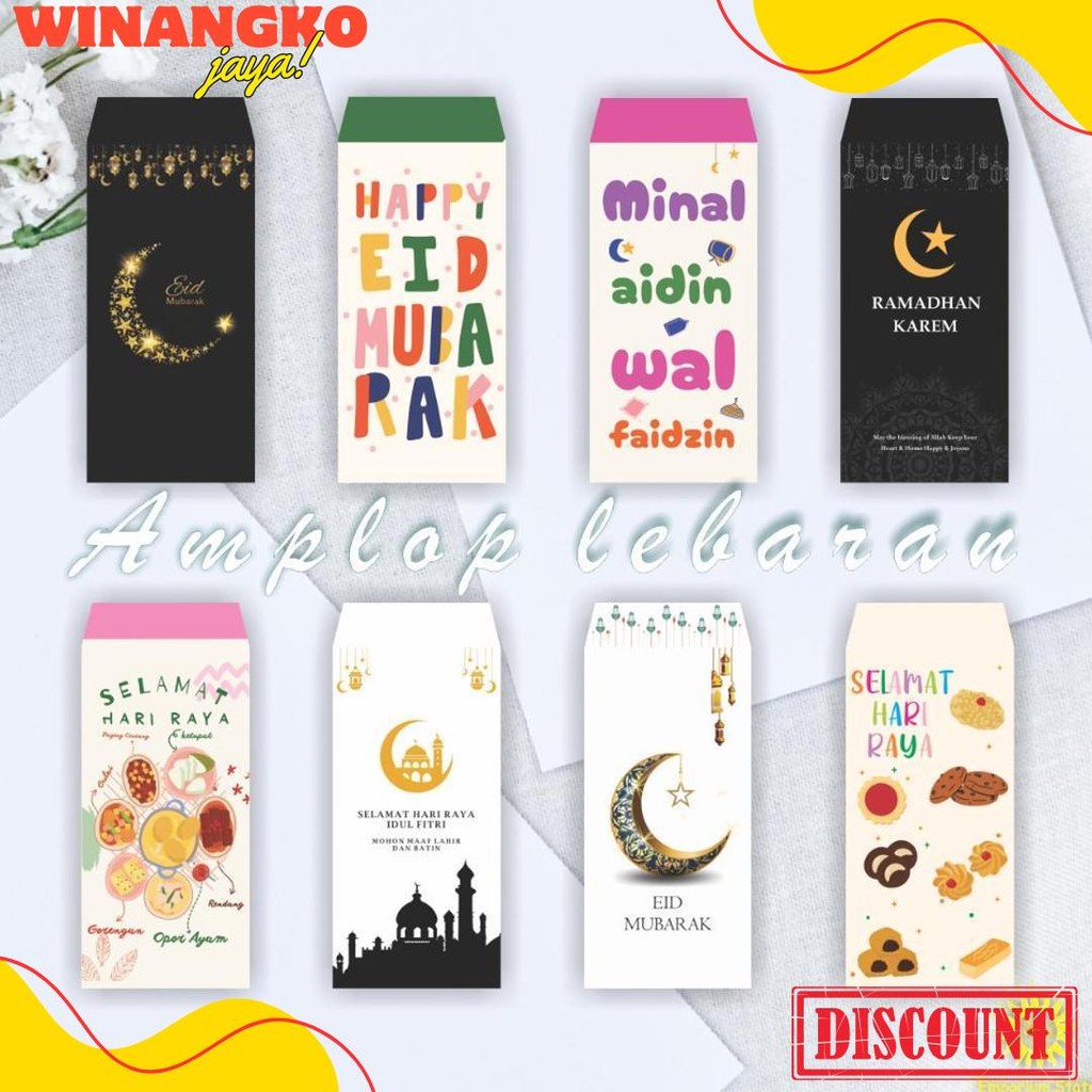 

50 Angpao Lebaran Idul Fitri / Amplop Lebaran 2025 Diskon