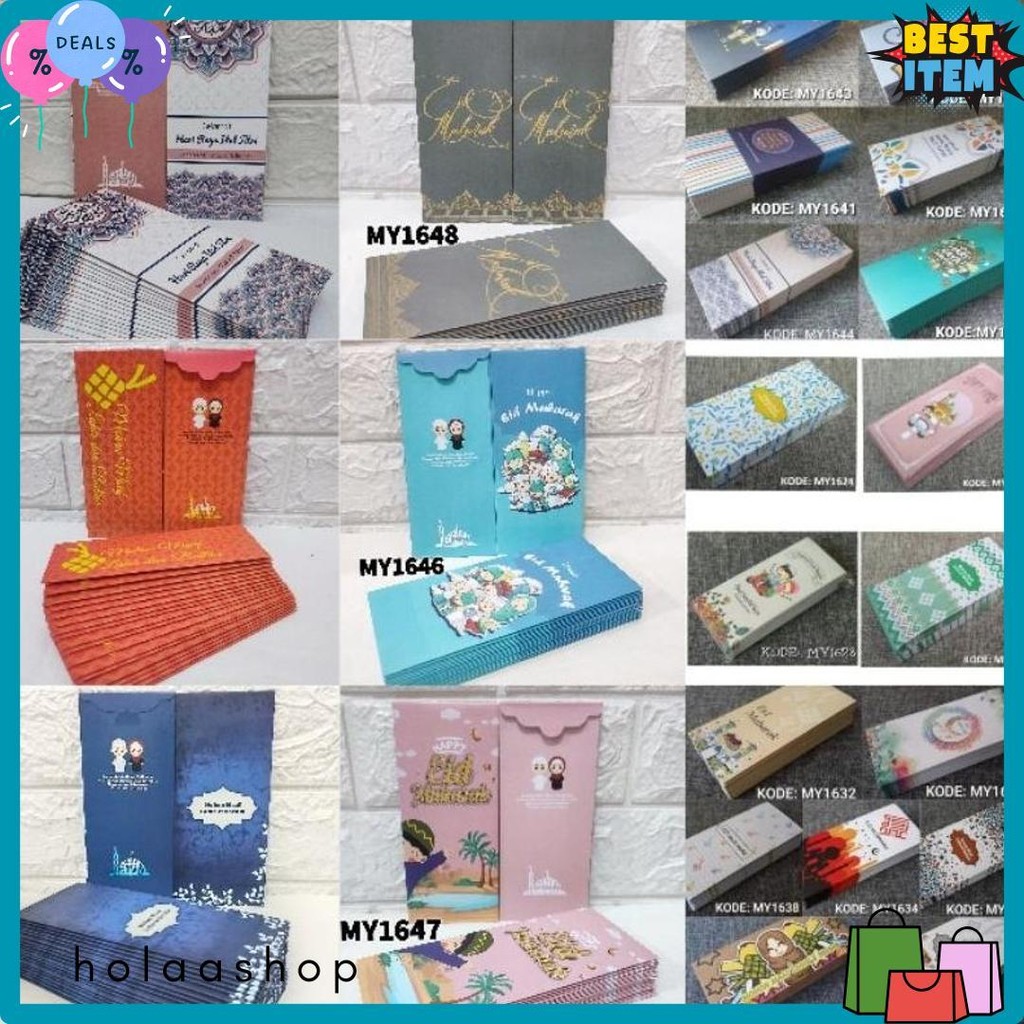 

Amplop Exclusive Spesial Lebaran, Amplop Lebaran, Amplop Gift,Ampau Lebaran Berkualitas Elegan Mewah Diskon Setengah Harga