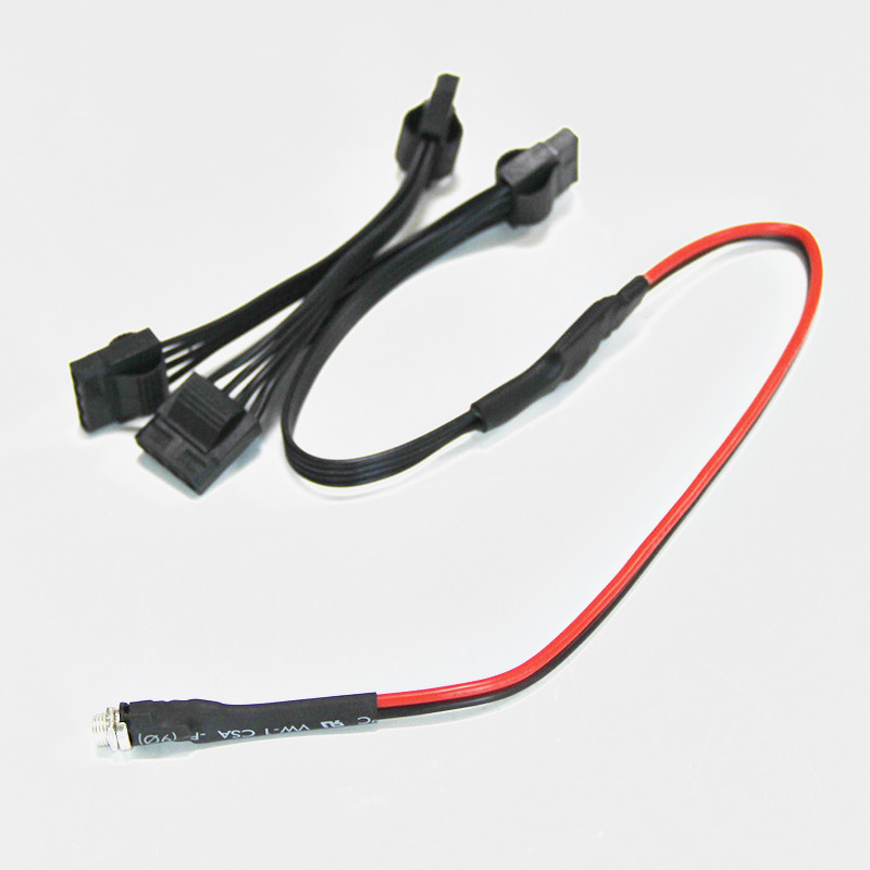 GPR 4 IDE Molex to DC 5.5*2.5 12V hard disk power supply cable built-in power supply module power ca