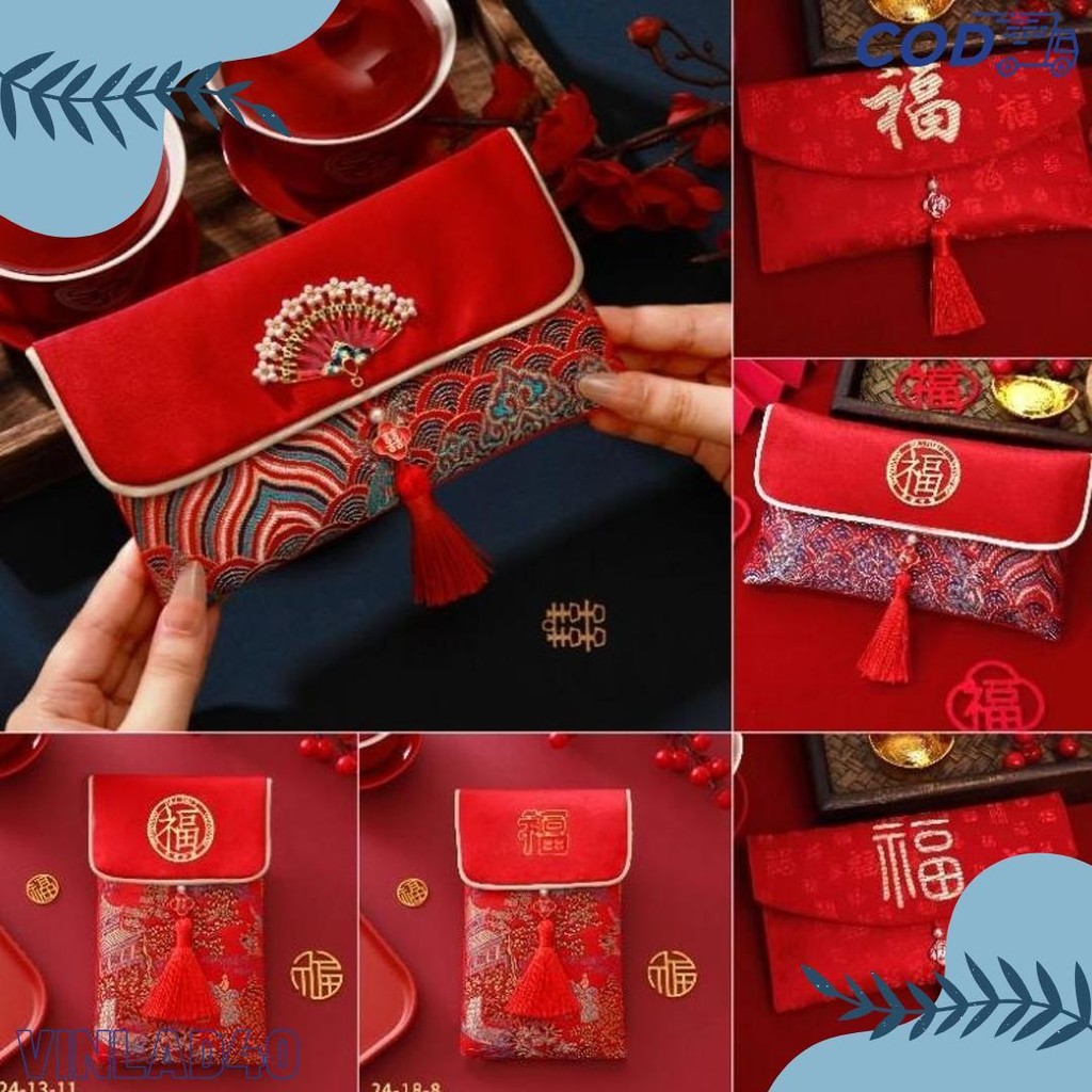 

Adk01 Angpao Dompet Kain Pita Embos Motif Sangjit 2024 Sovenir Imlek Cny Dompet Angpau Tradisional Sangjit Wedding Souvenir Imlek Diskon Setengah Harga