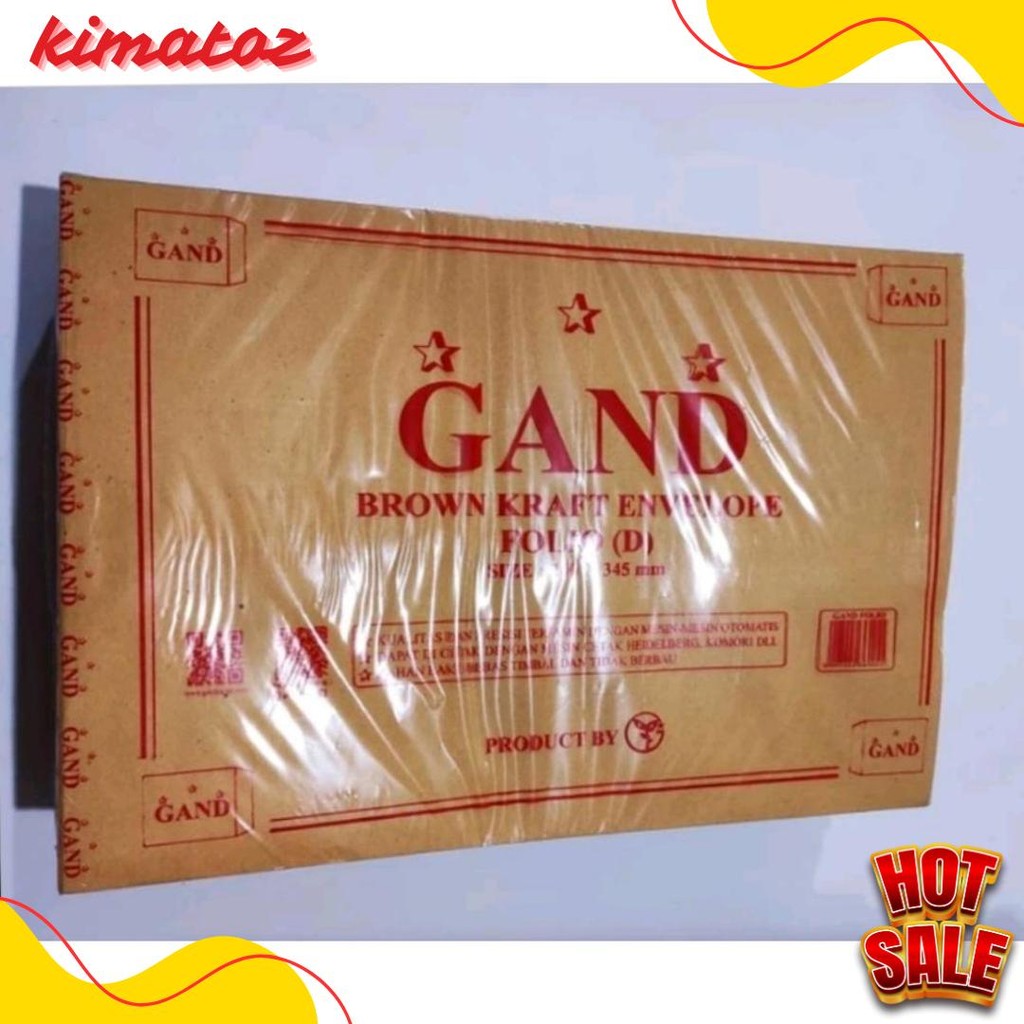 

Amplop Coklat Folio F4 24 Cm X 34.5 Cm Isi 100 Lembar Diskon Setengah Harga