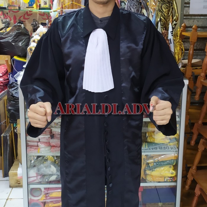 toga pengacara/jaksa toga lawyers bahan twist