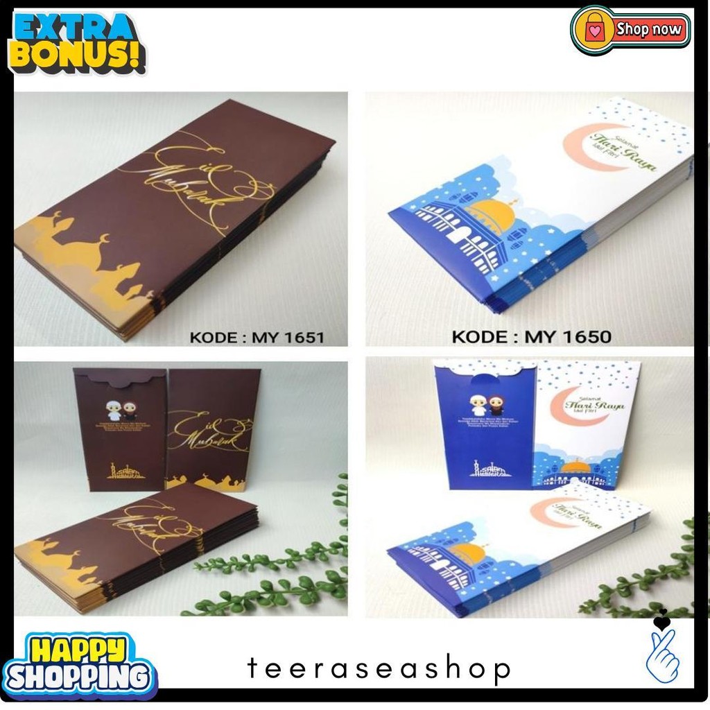 

Amplop Lebaran Exclusive - Angpau Uang Kode My1639 Terlengkap Dan Termurah