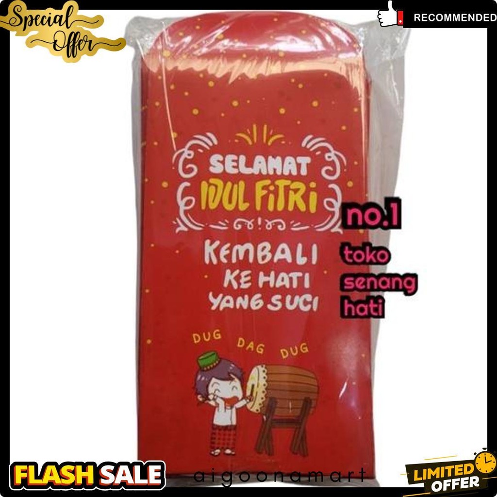 

Amplop Lebaran Premium Panjang Isi 100 Pcs / Angpao Lebaran Terlengkap Dan Termurah