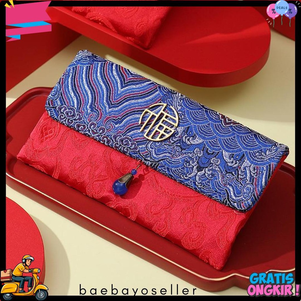 

Angpau Imlek Tahun Baru 2025 Kain Tebal Premium Impor Chinese | Angpau Kain Amplop Merah Tahun Baru Imlek 2025 Terlaris! Produk Ini Banyak Dicari