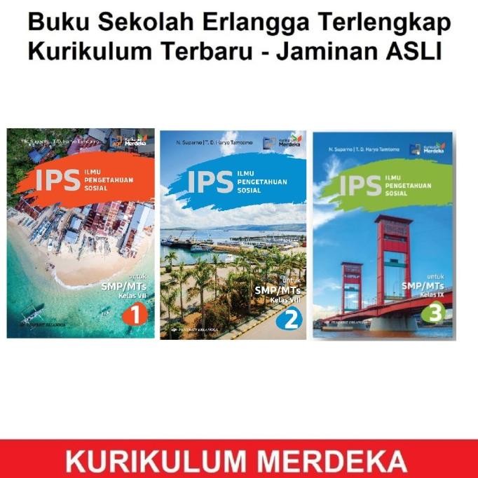 || PROMO BUKU / Buku Pelajaran IPS SMP Mts Kelas 7 8 9 N Suparno Haryo Tamtomo Kurikulum Merdeka Erl