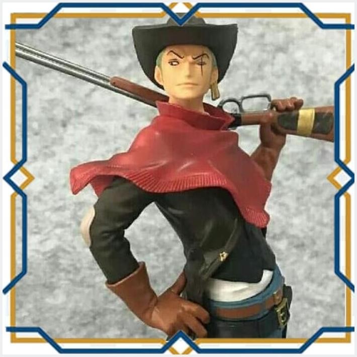 BANPRESTO ONE PIECE TREASURE CRUISE COWBOY WORLD RORONOA ZORO FIGURE