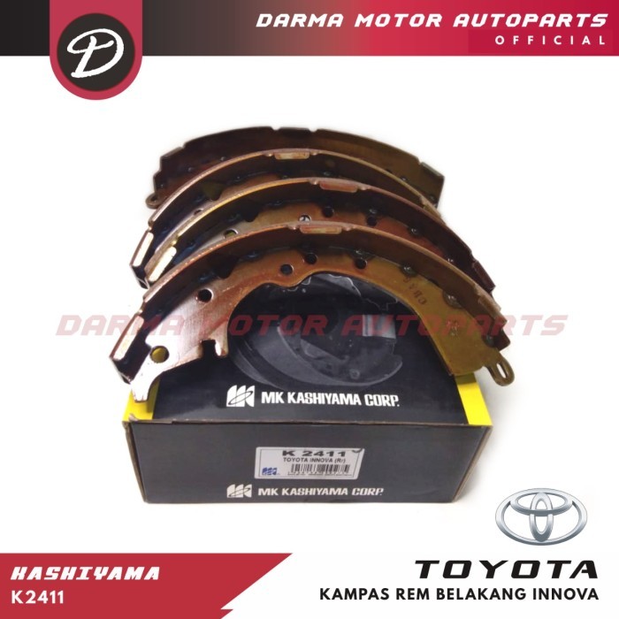 Rear Brake Shoe Kampas Rem Sepatu Belakang Toyota Innova Mk Kashiyama