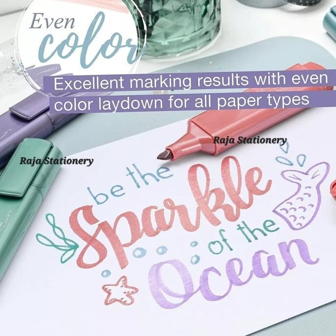 

Faber Castell Highlighter Textliner METALLIC Colours / Penanda METALIK