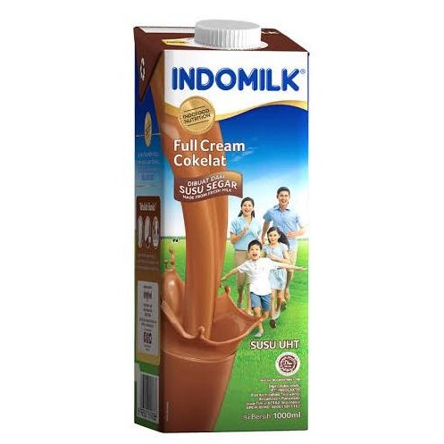 

] SUSU COKLAT INDOMILK UHT 1L INDOMILK UHT CHOCOLATE MILK 1 LITER