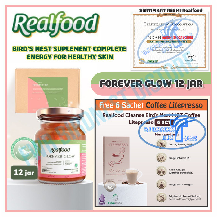 

Realfood Forever Glow Sarang Walet + Kurma Bird Nest Jakbar