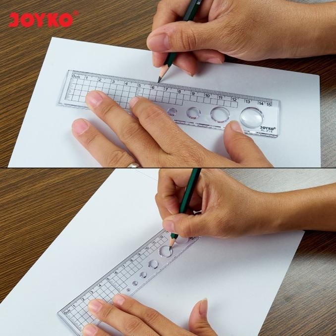 

JOYKO RULER 15CM PENGGARIS 15CM JOYKO PANJANG AKRILIK RL-P15 [24PCS]