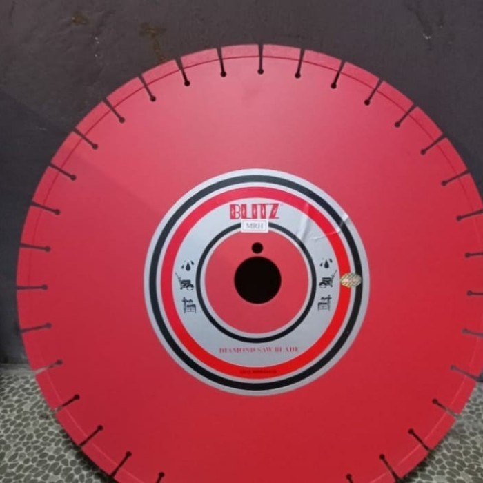 mata potong belah beton aspal 24 inch merah Blitz Diamond wheel 24"