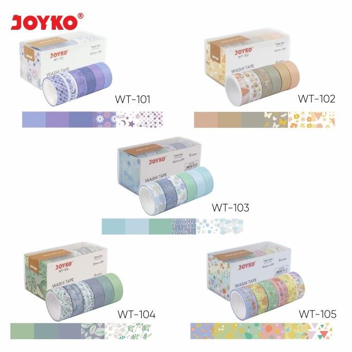 

Joyko Washi Tape Decorative DIY / Selotip Kertas Dekorasi Planner