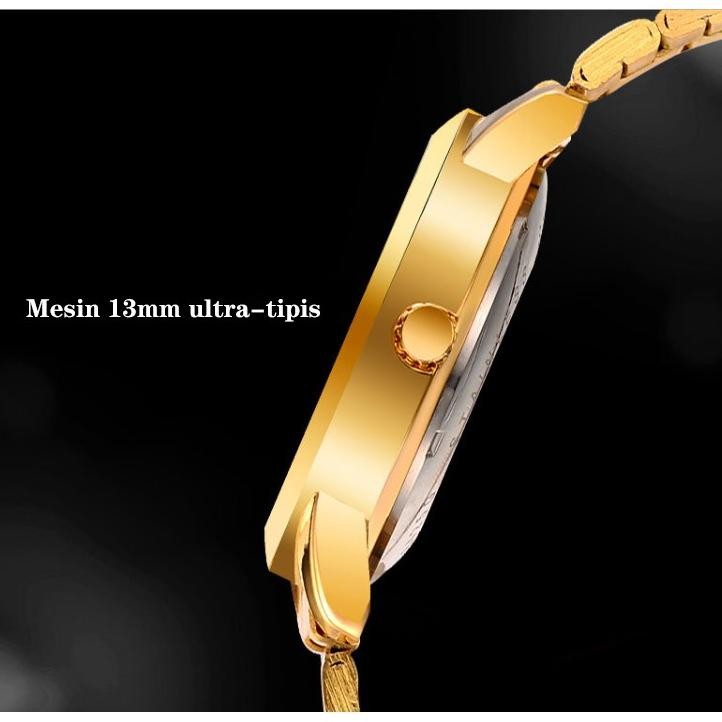 uj-32 FNGEEN 8866 Mekanik Otomatis Jam Tangan Pria Luxury Stainless Steel Original Anti Air Automati
