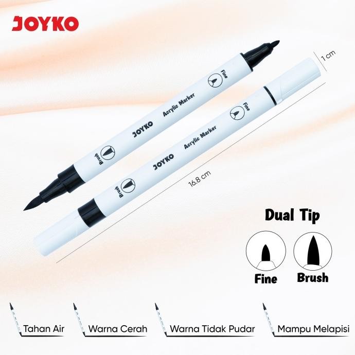 

Acrylic Marker Spidol Akrilik Joyko ACMK-68