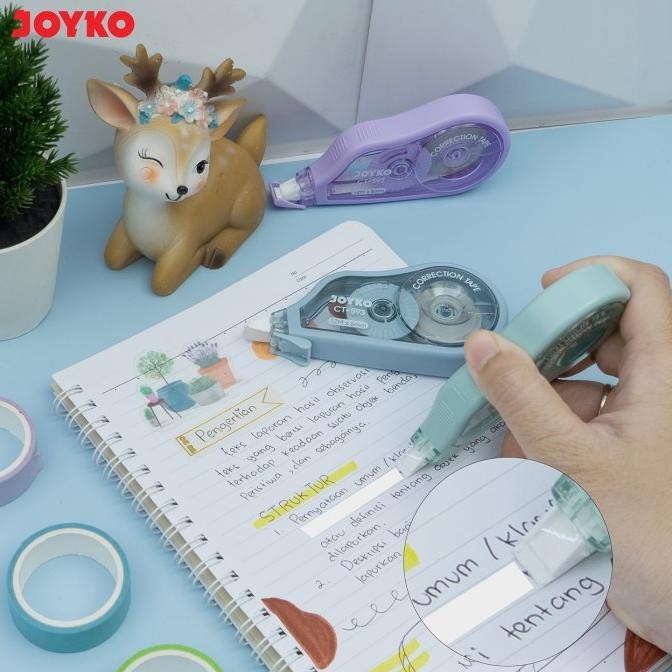 

Pita Koreksi Correction Tape Joyko CT-593 Morandi