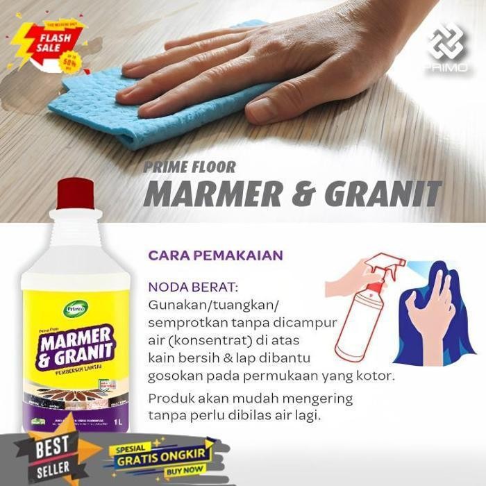 TODAY PRIMO CAIRAN PEMBERSIH LANTAI MARMER, GRANIT, PARQUET ANTI KUMAN PRIME