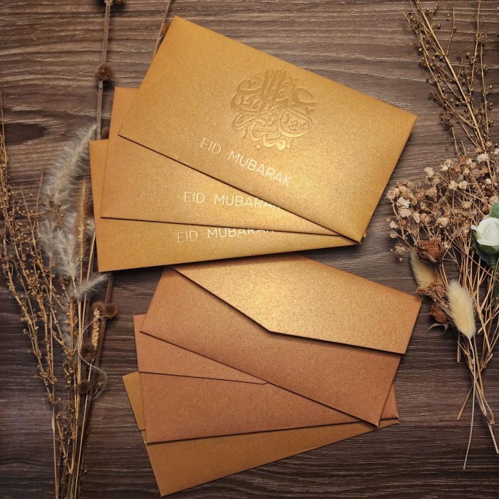 

Terbatas Amplop Uang Idul Fitri Horizontal Besar 9.5x18.5cm/ Angpao Eid Mubarak Fancy/ Angpau Lebaran Isi 10 pcs - Bronze Lebaran!