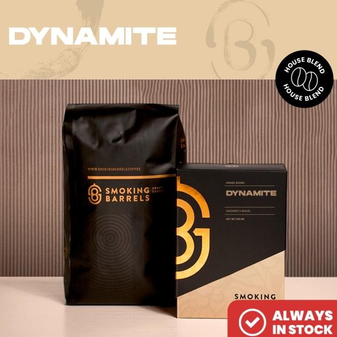 

Dynamite Blend (Biji Kopi Arabika - Espresso Roast) - Smoking Barrels