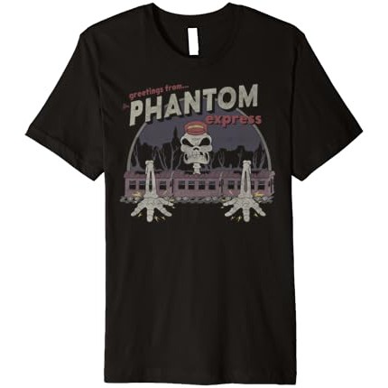 Kaos Premium Cuphead Greetings From The Phantom Express |lnfpxV5L|
