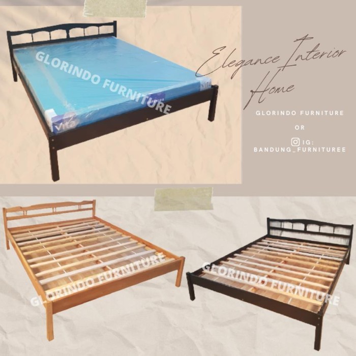 RANJANG/DIVAN/TEMPAT TIDUR KAYU UK 120 X 200