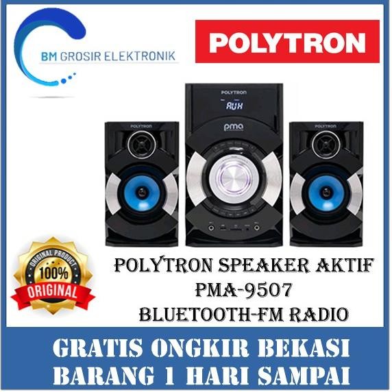 POLYTRON SPEAKER AKTIF PMA 9507 / PMA-9507 BLUETOOTH FM RADIO Terlaris