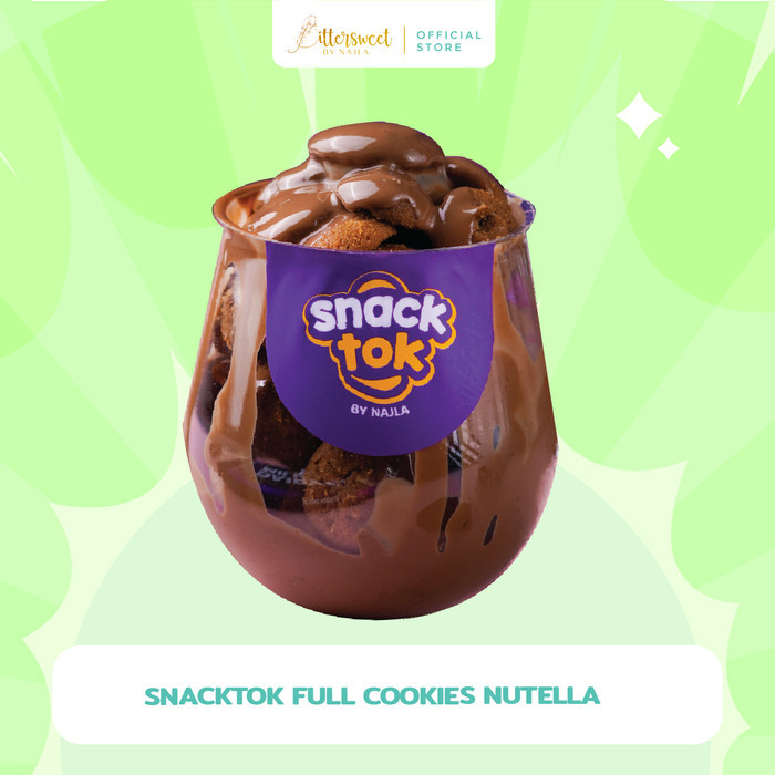 

BITTERSWEET BY NAJLA - SNACKTOK FULL COOKIES HAZELNUT & CHOCO HEAVEN