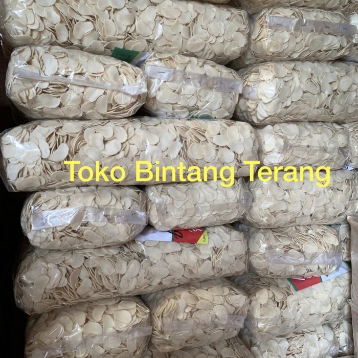 

KERUPUK / KRUPUK BAWANG PUTIH SPESIAL UDM 1 BAL BALL 5 KG DUS KARTON
