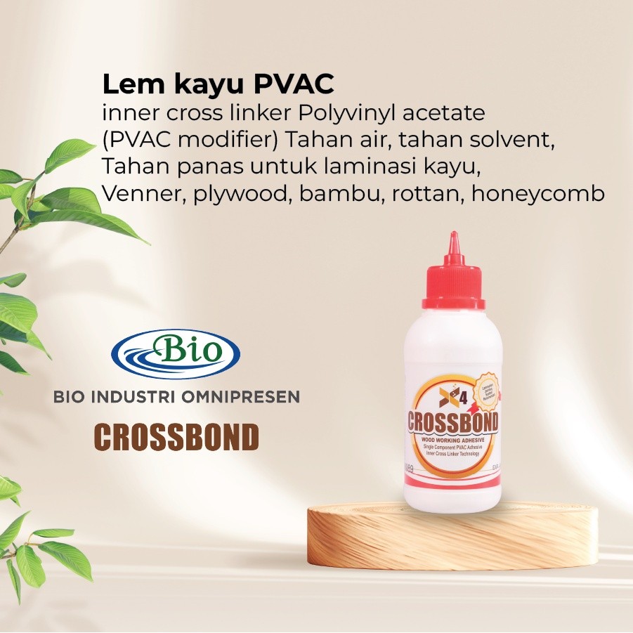 

Lem Kayu Laminasi Crossbond X4 Anti Retak dan Garis
