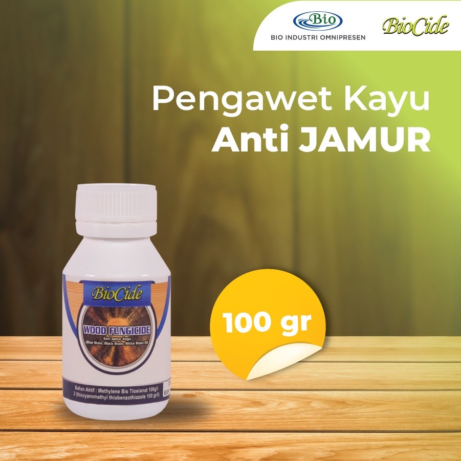 Anti Jamur Blue Stain, Black Stain pada Kayu - Biocide Wood Fungicide 100Gr
