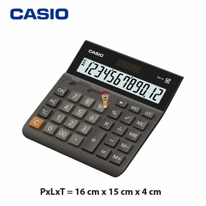 

Terlaris Kalkulator Casio Dh-12Bk / 12 Digits Ready Stok