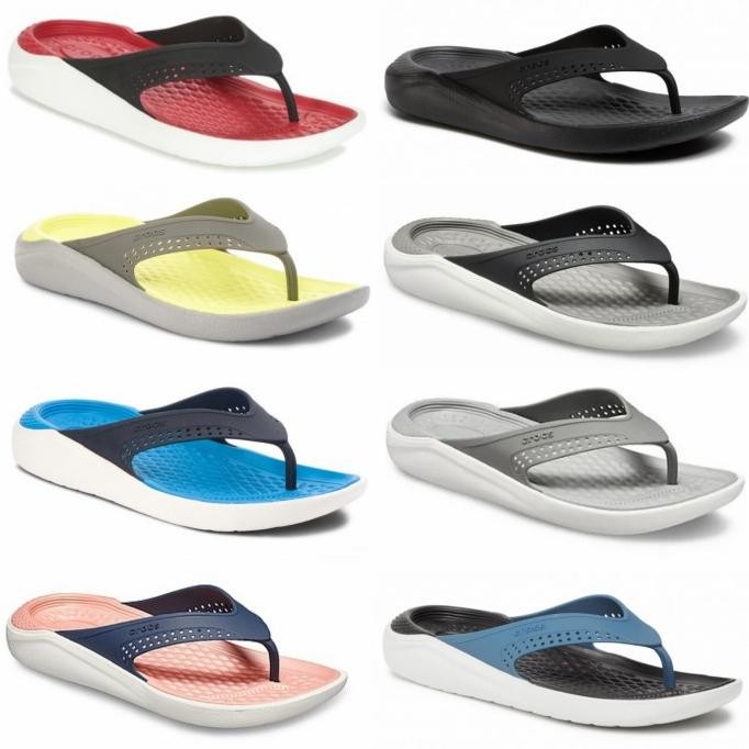 Sendal Crocs Literide Flip / Crocs / Sandal Crocs Pria / Sendal Jepit