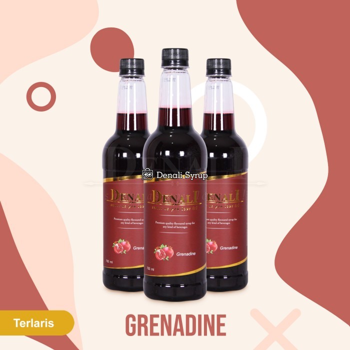 

Denali Syrup Grenadine 750ml Sirup Denali Rasa Grenadine 750 ml