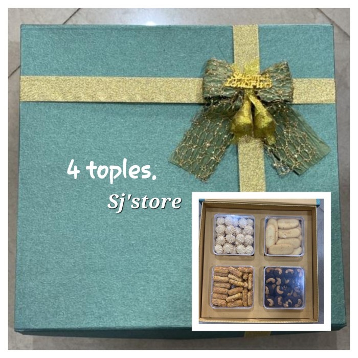 

PAKET BOX HAMPERS LEBARAN IDUL FITRI KUE KERING TOPLES 3