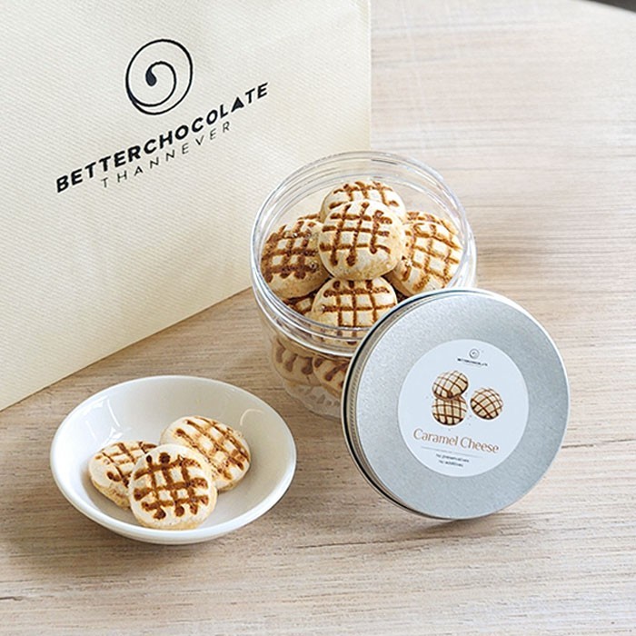

COOKIES BOX (CARAMEL CHEESE) BETTERCHOCOLATETHANNEVER