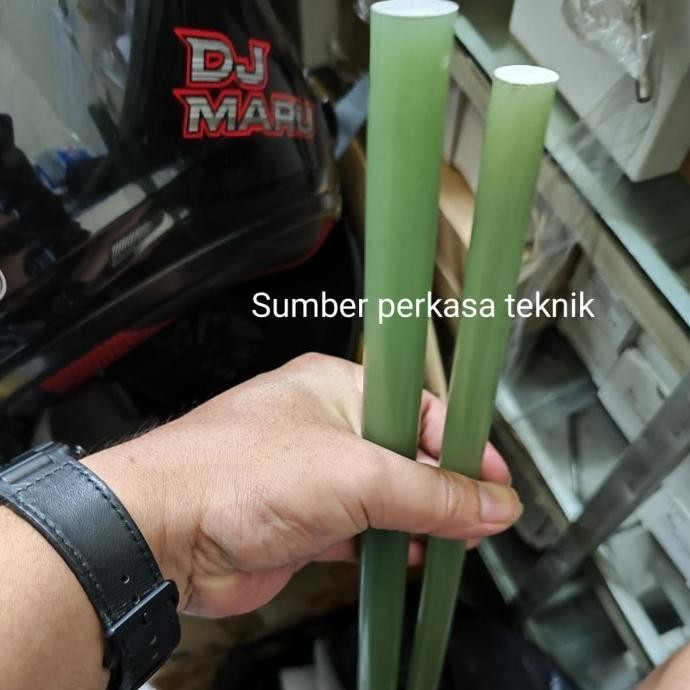 TERMURAH EPOXY FIBER GLASS ROD HIJAU ( RESIN HIJAU BATANGAN ) 30MM X 100CM