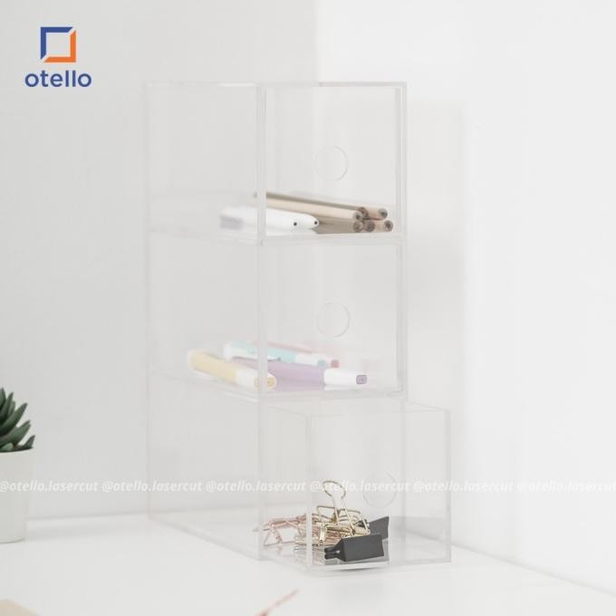 Sale Milan | Laci Akrilik Rak Laci | Acrylic Organizer Akrilik Kotak Laci