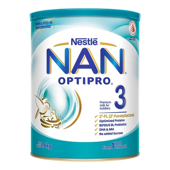 

Nestle Nan Optipro Toddler Milk Formula - Stage 3 1.6kg