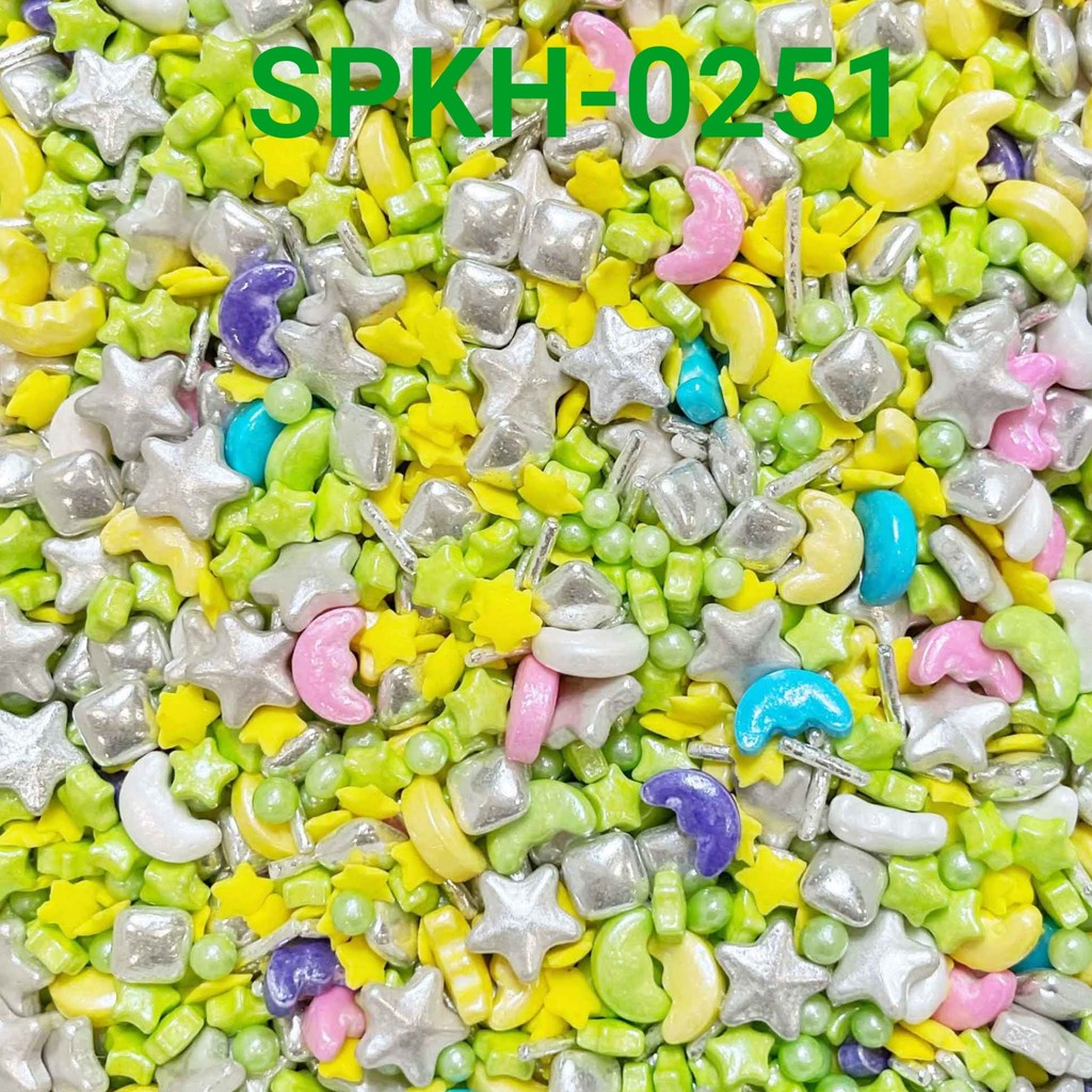 

SPKH-0251 Sprinkles sprinkle springkel 500gr hijau idul fitri natal (SPRINKLES)