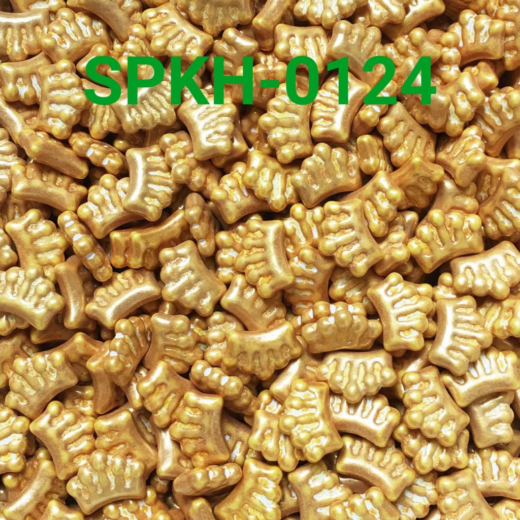 

SPKH-0124 Sprinkles sprinkle sprinkel 500gr crown mahkota emas (SPRINKLES)