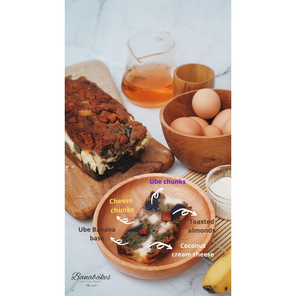 

UBE AND CHEESE BANANA BREAD