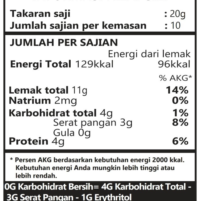 

ZEERO ALMOND BUTTER 200GR / 100% ALMOND / GLUTEN FREE /NO PRESERVATIVE