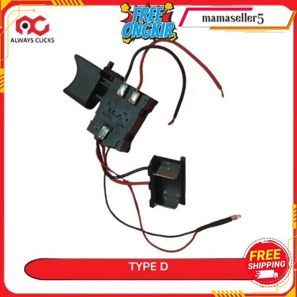 Switch Saklar Bor Cordless Switch Saklar Bor Baterai Saklar Trigger Bor Cas 24 Volt Original Produk