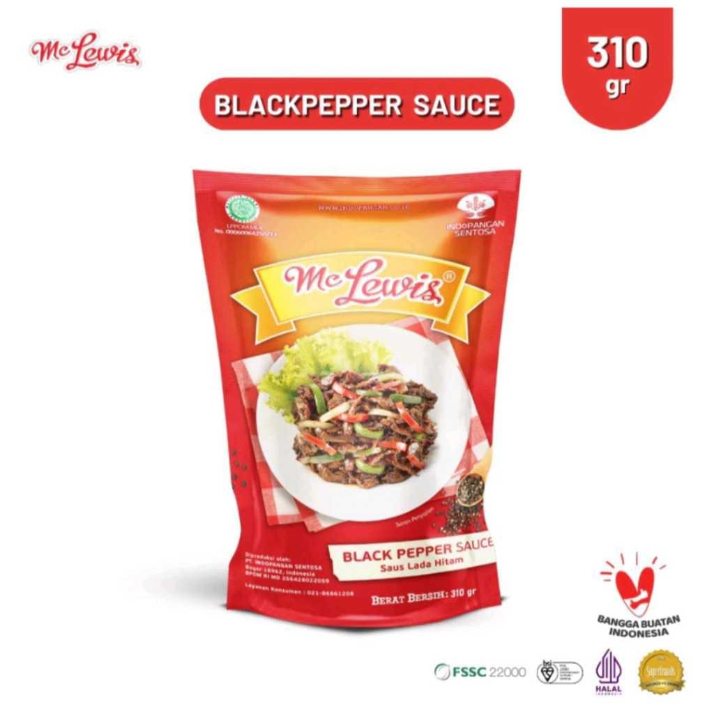 

Mc Lewis Saus Blackpepper Lada Hitam 310gr